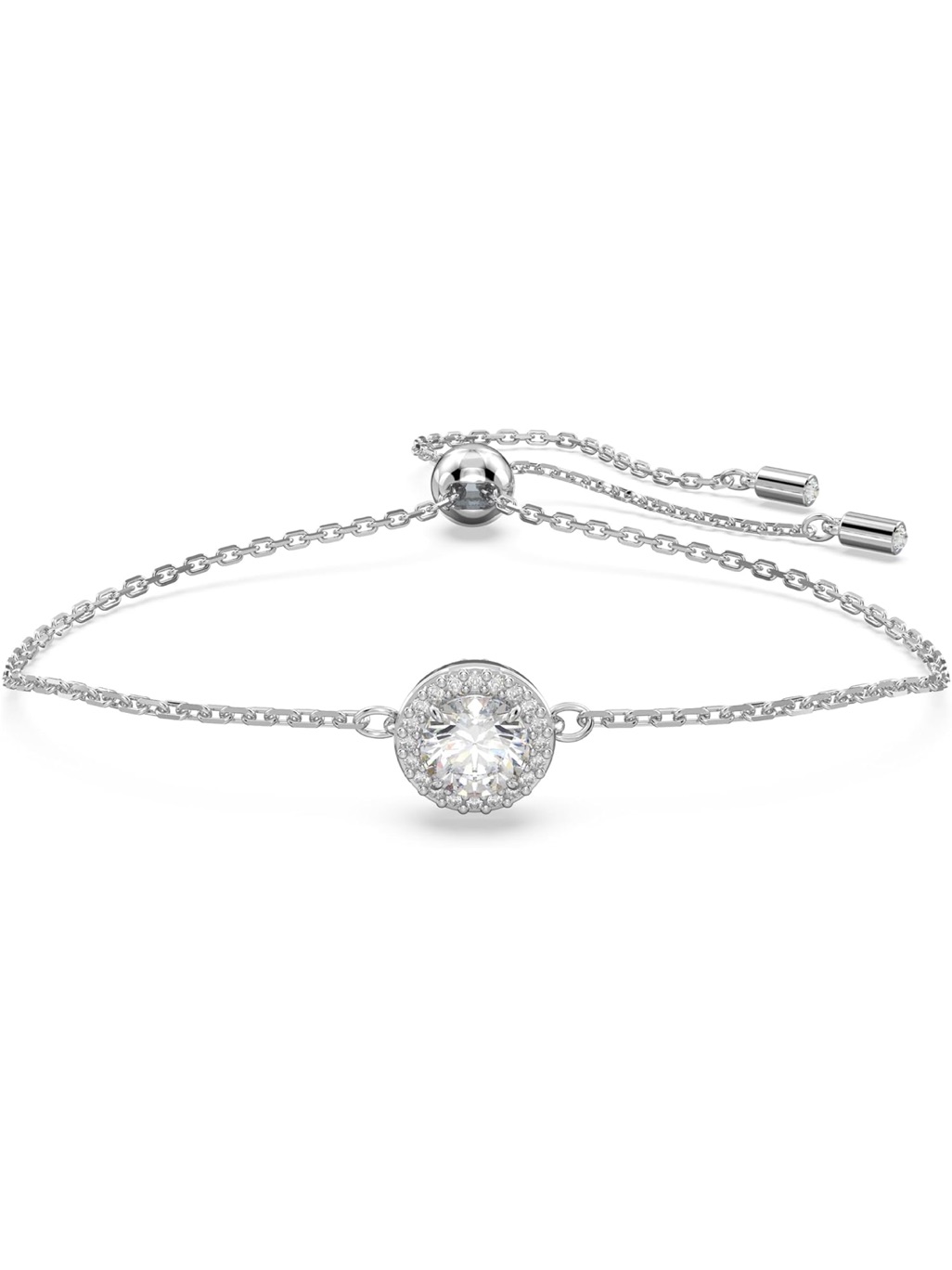 New Swarovski Silver Crystal Constella Adjustable Slider Bracelet
